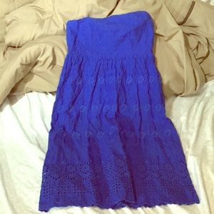 Strapless summer dress